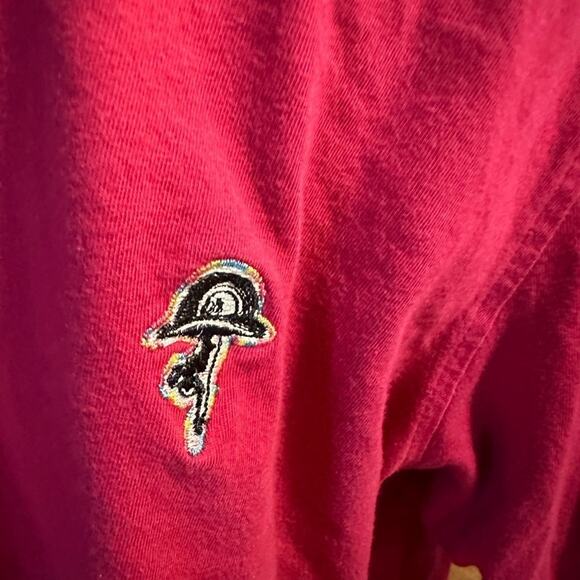 Robert Graham Fuchsia Golf Polo Shirt Casual Short Sleeve Size L - Picture 8 of 9